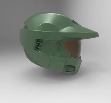 Halo Infinite Master Chief Helmet STL