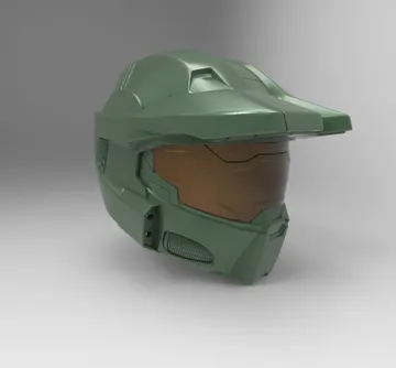 Halo Infinite Master Chief Helmet STL