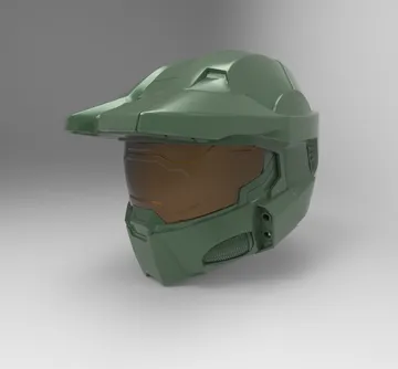 Halo Infinite Master Chief Helmet STL