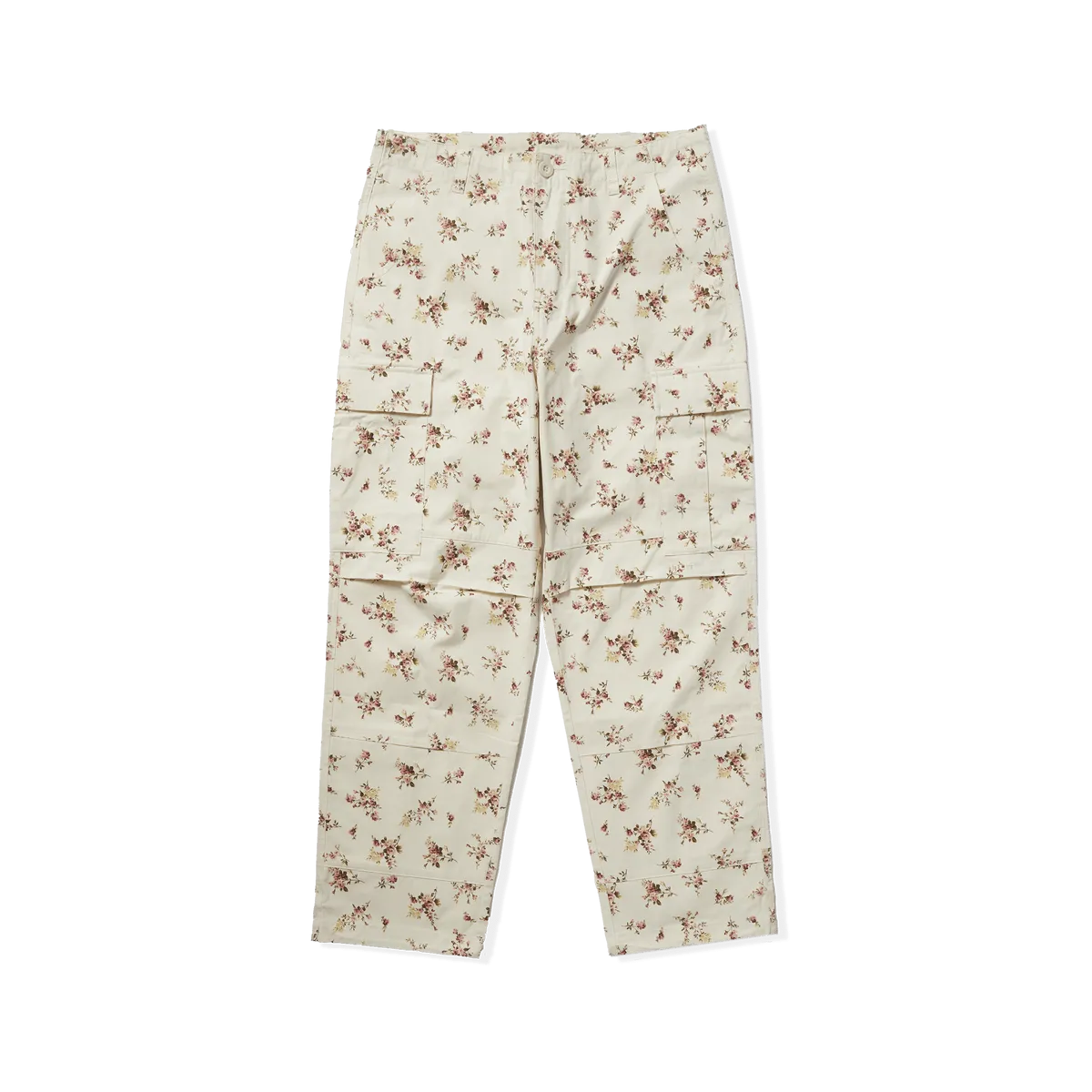 HUF Utility Cargo Pants - Floral Ivory