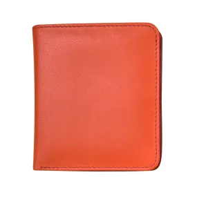 ILI NEW YORK BI-FOLD WALLET ORANGE RED