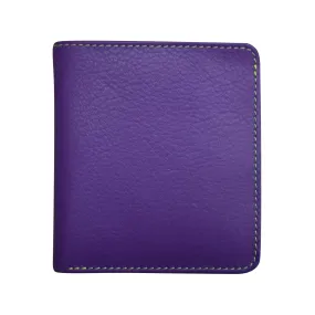 ILI NEW YORK BI-FOLD WALLET PURPLE PEAR