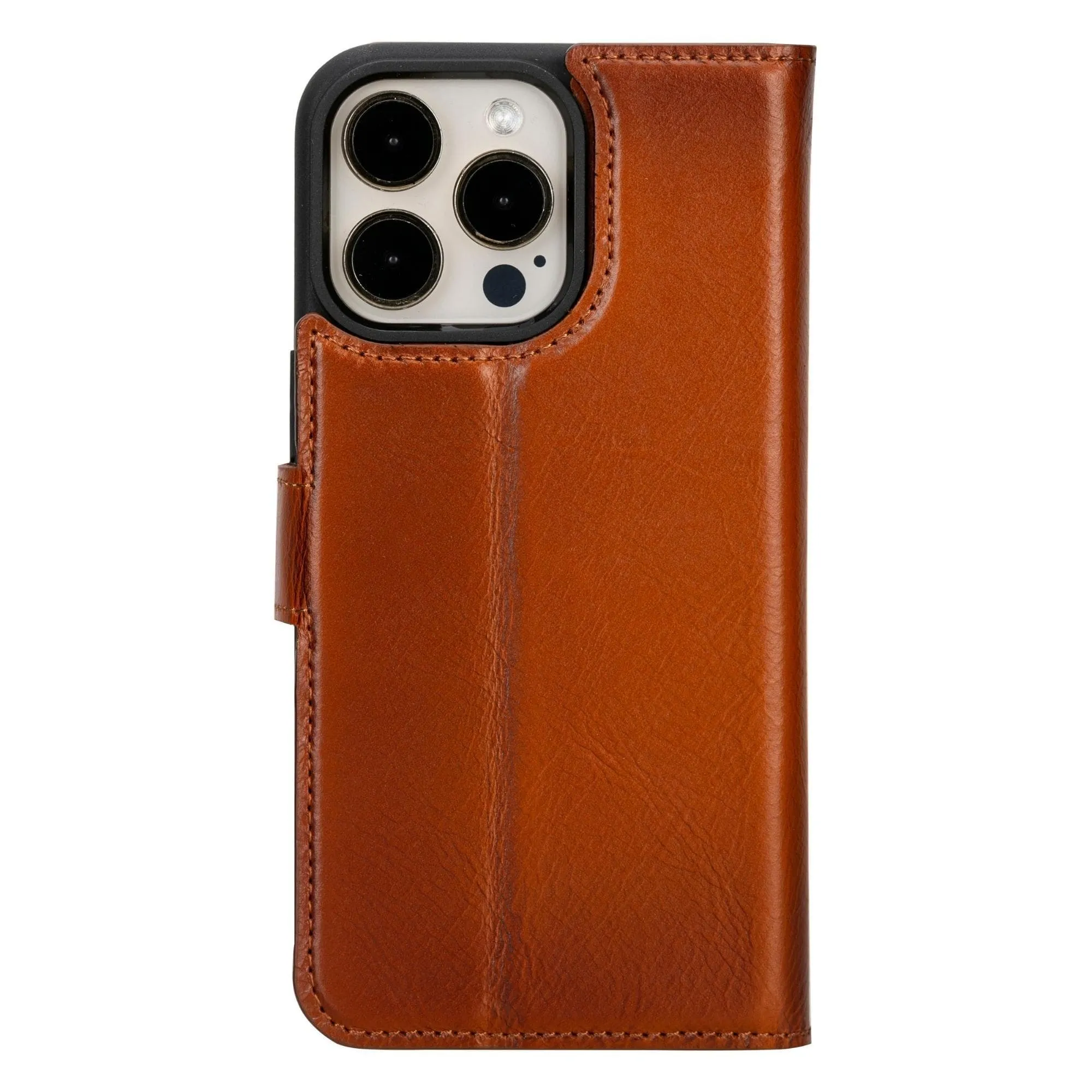 iPhone 15 Series Detachable Leather Wallet Case