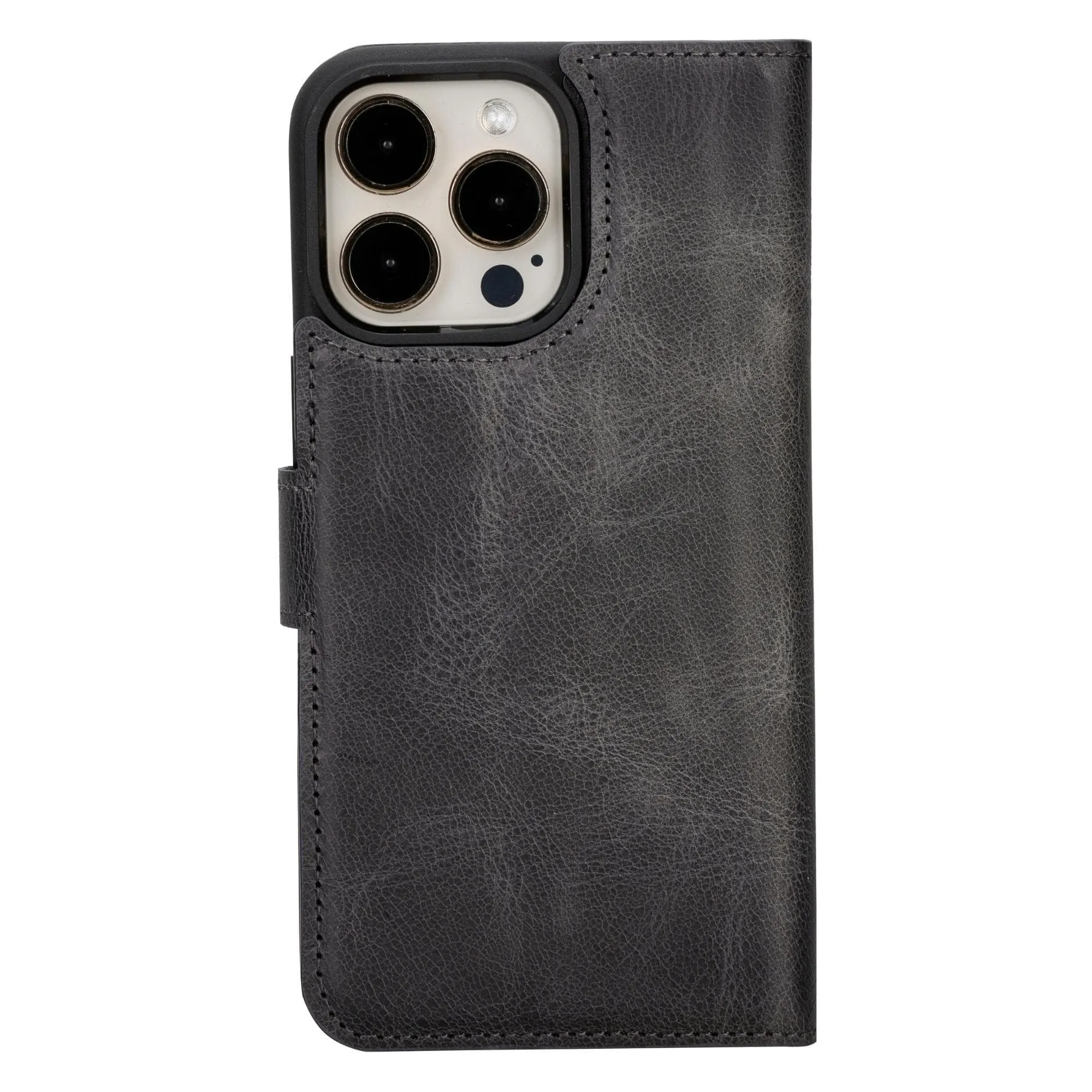 iPhone 15 Series Detachable Leather Wallet Case