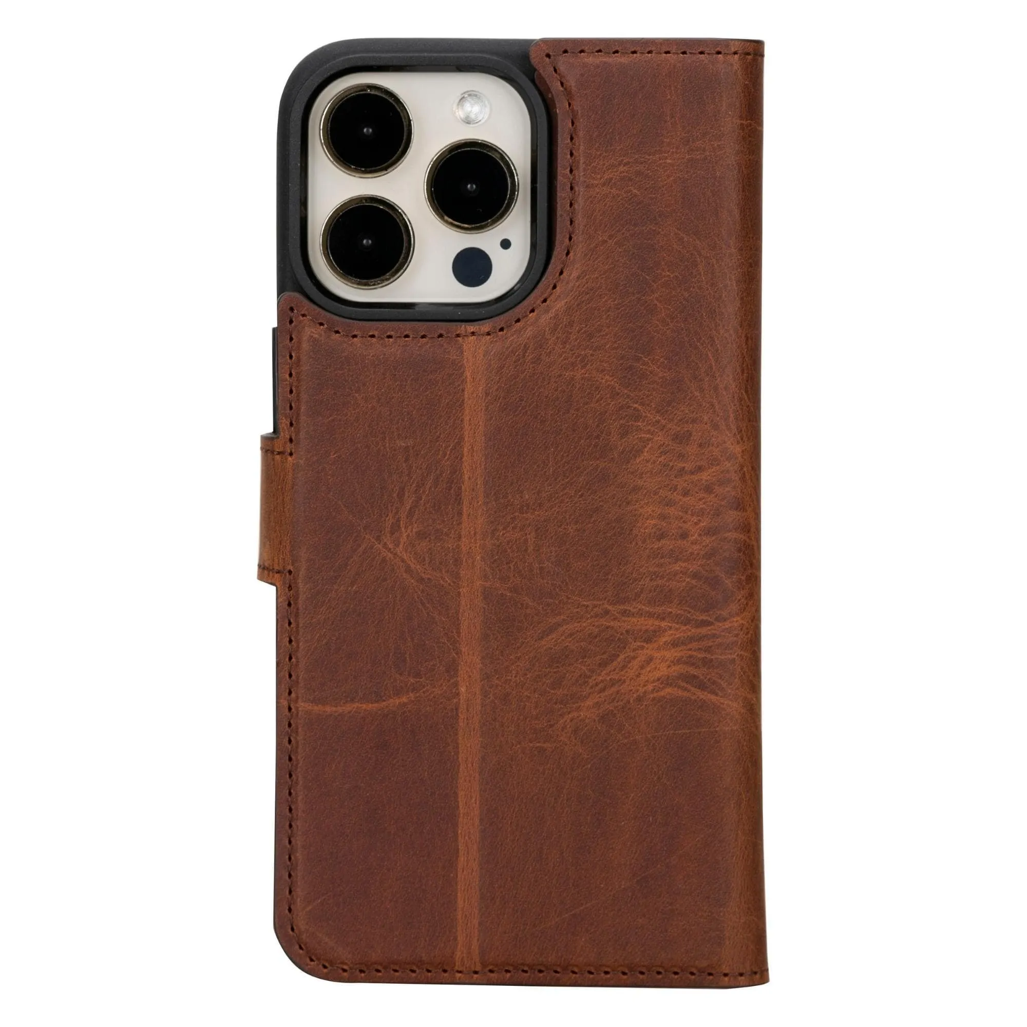 iPhone 15 Series Detachable Leather Wallet Case