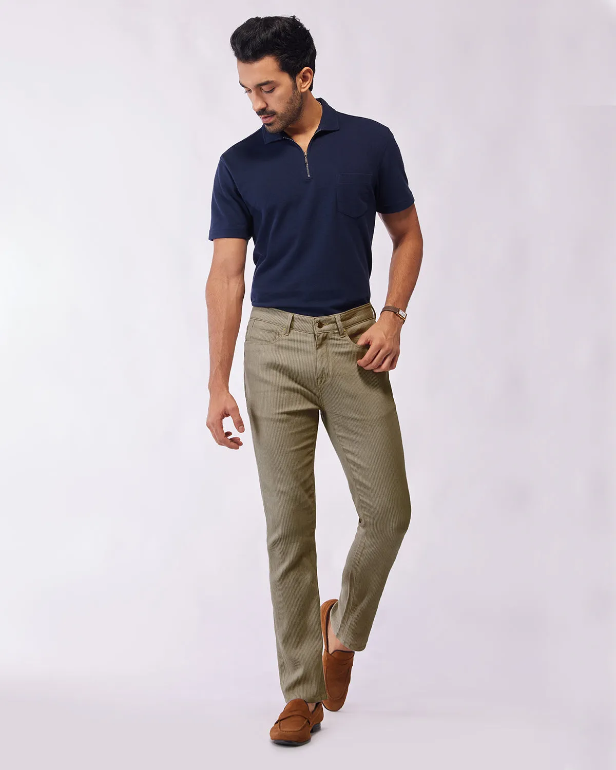 Japanese Khaki Trail Stretch Jeans