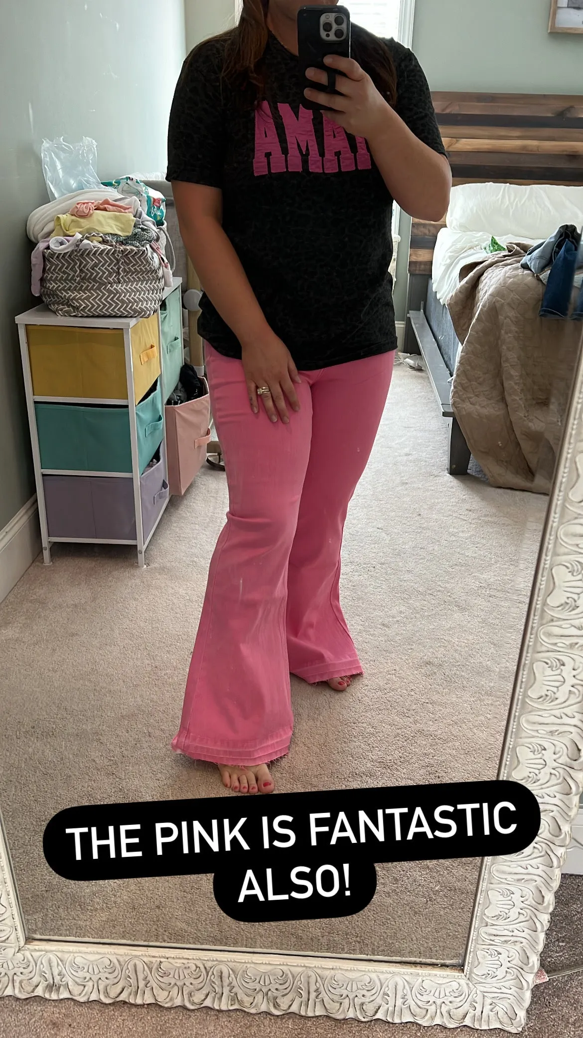 Jayde Pink Tummy Control Jeans