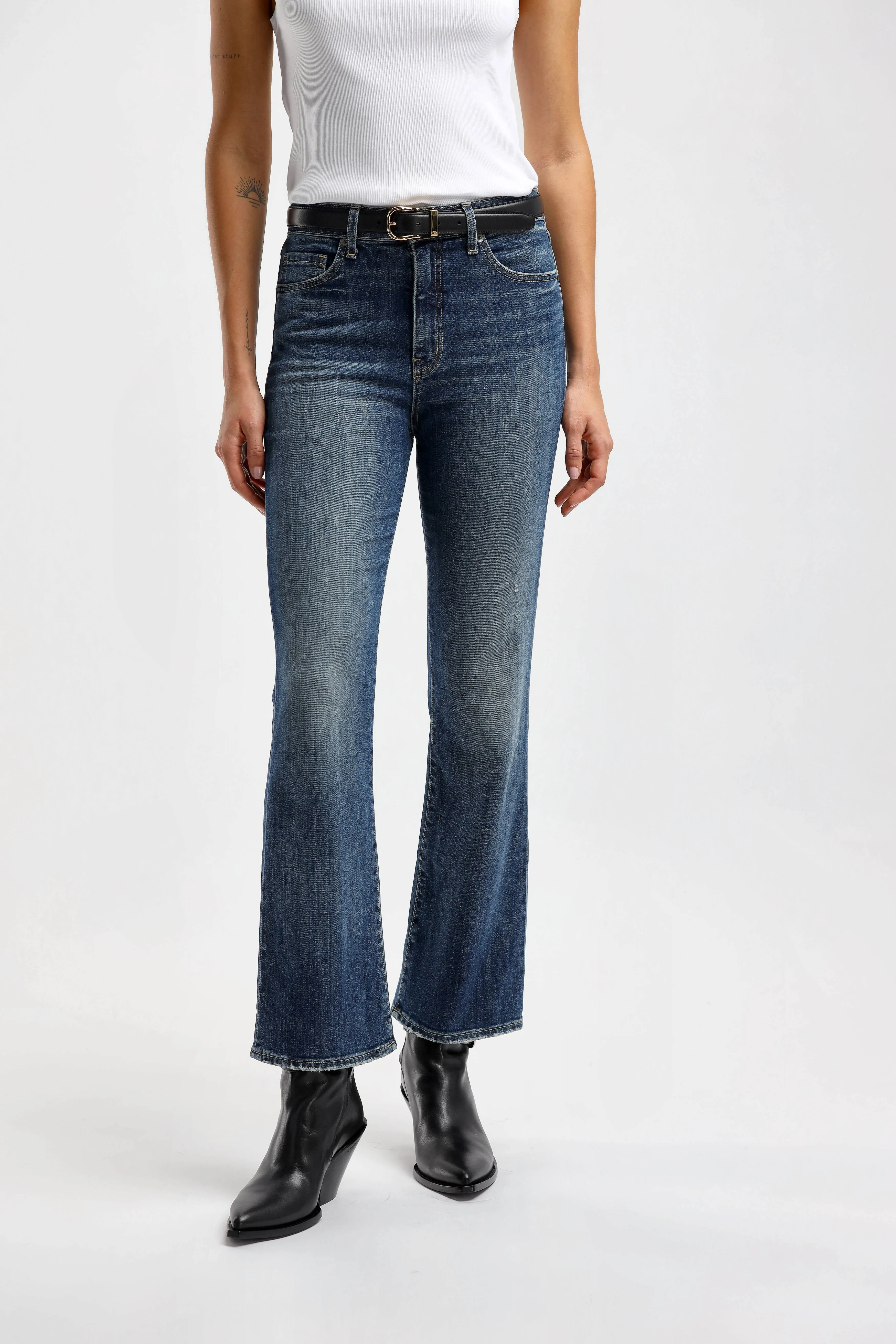 Jeans Bootcut in Classic Wash