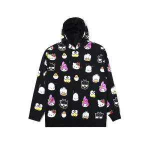 [L20W302015BLK] The Hundreds x Sanrio Heads Oversized Hoodie Black