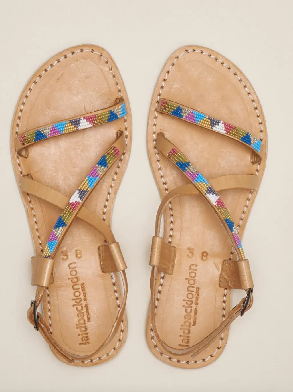 Laidback London - Azari Leather Sandal Multi