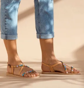 Laidback London - Azari Leather Sandal Multi