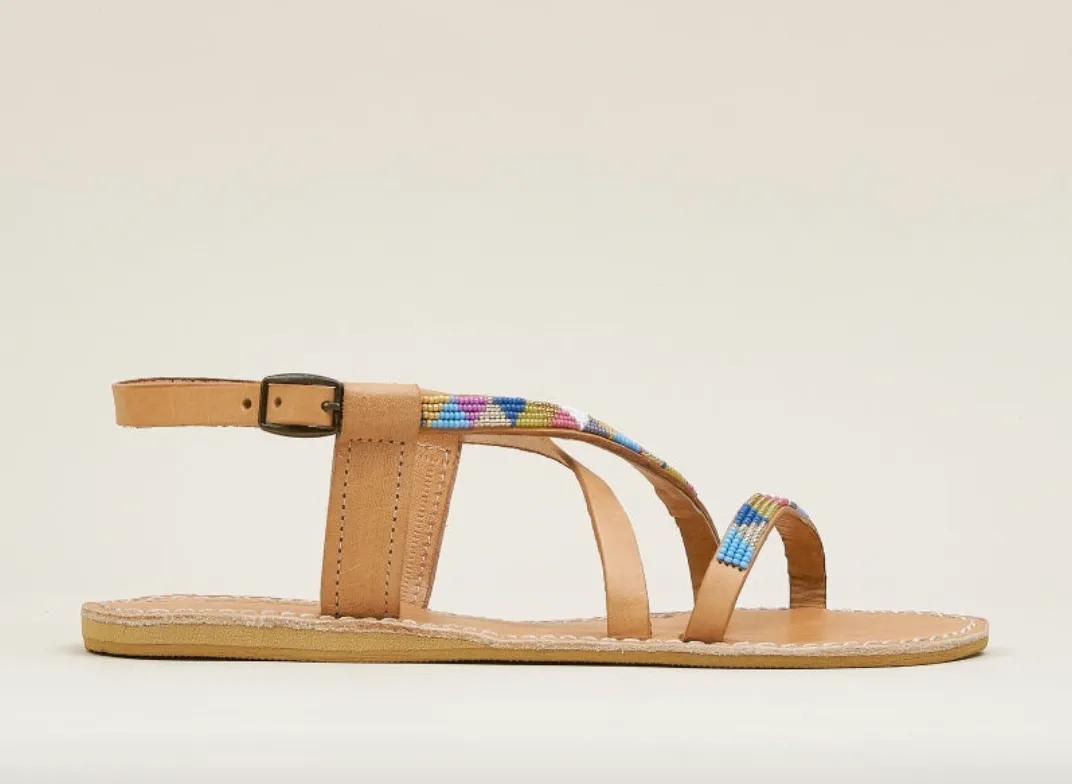 Laidback London - Azari Leather Sandal Multi