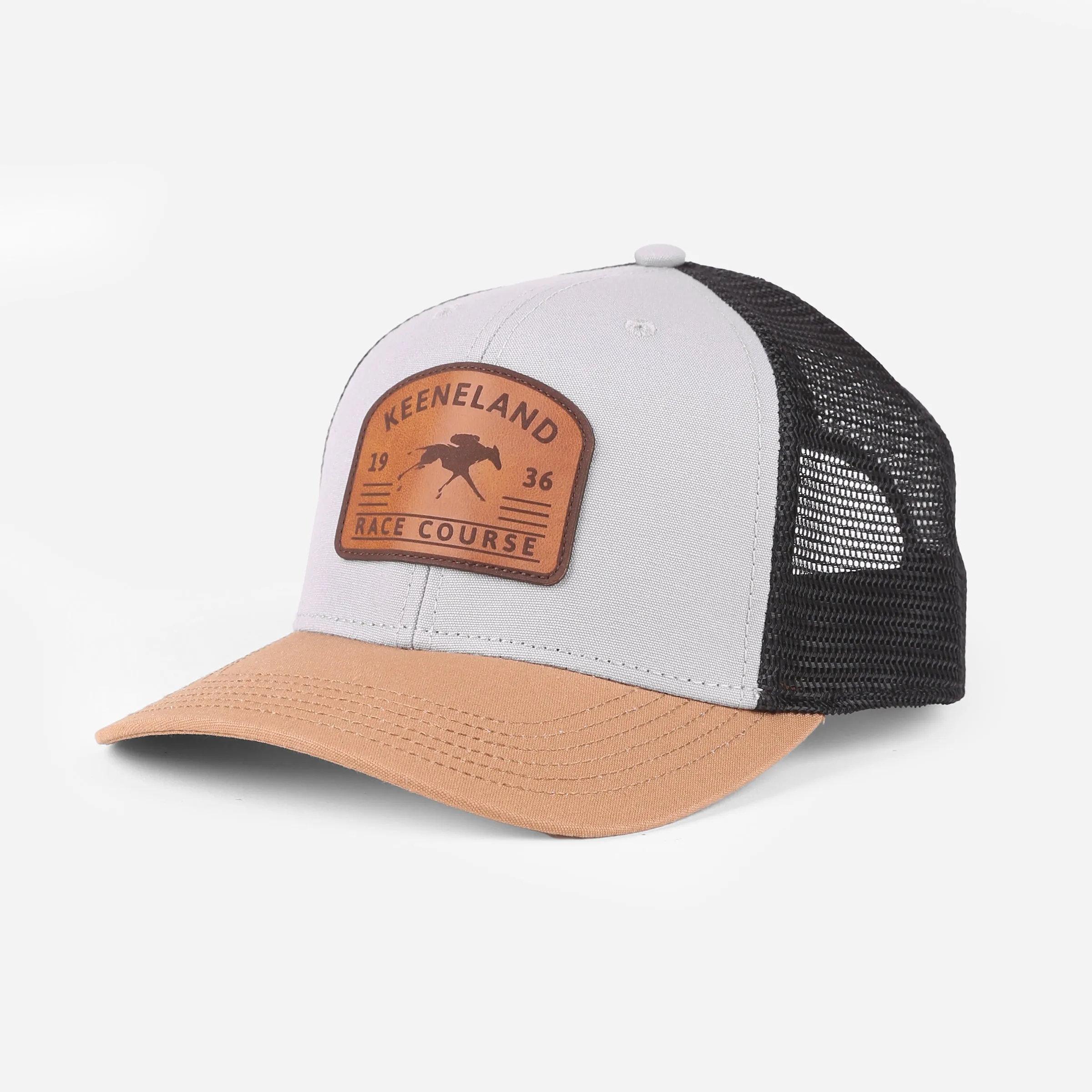 Legacy Keeneland Mid Pro Leather Patch Trucker Cap