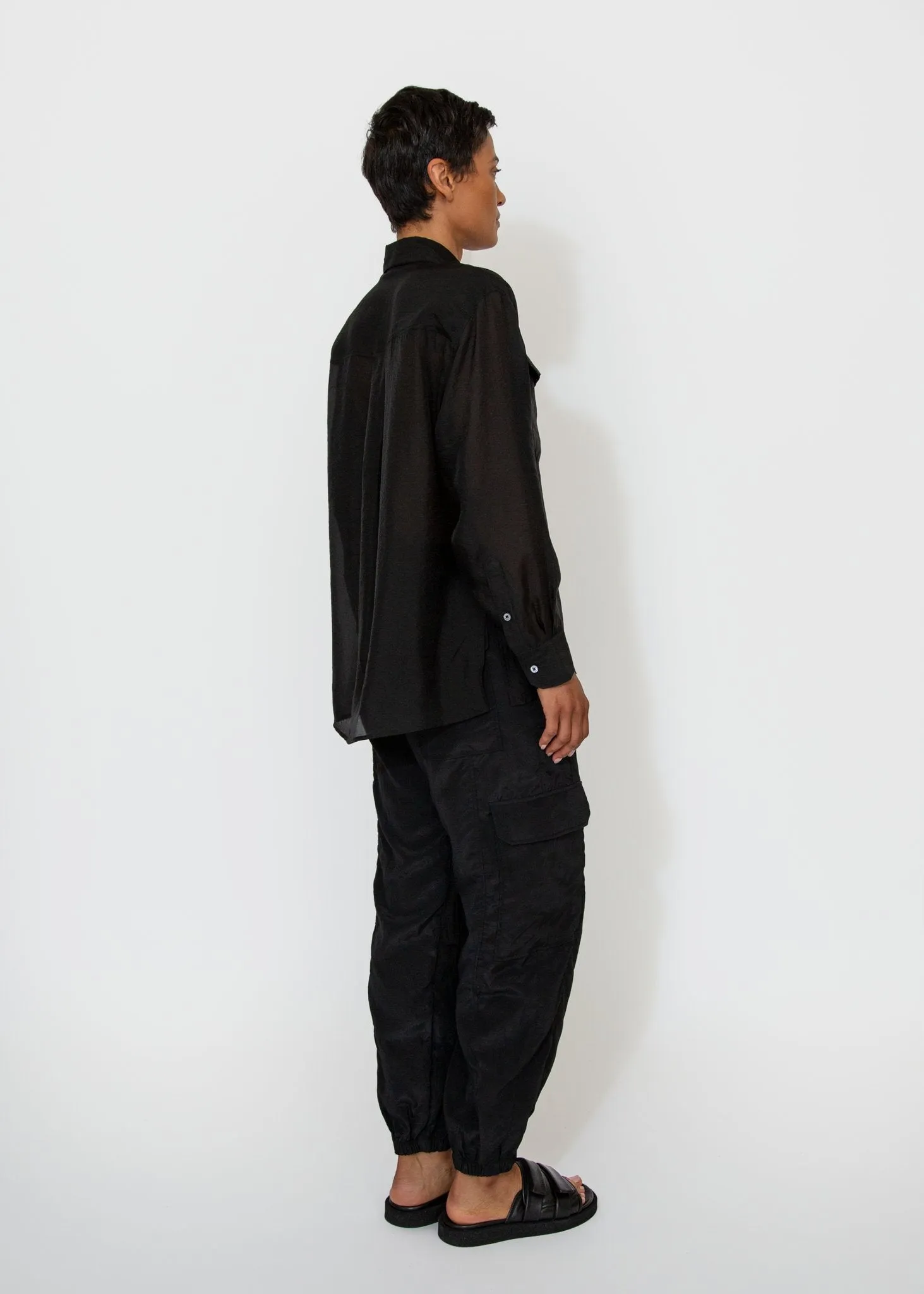 Lightweight Cargo Pants in Black