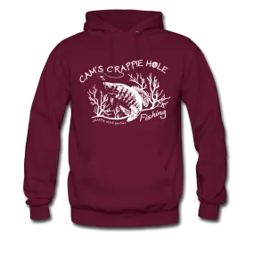 Maroon "Cam's Crappie Hole" Hoodie