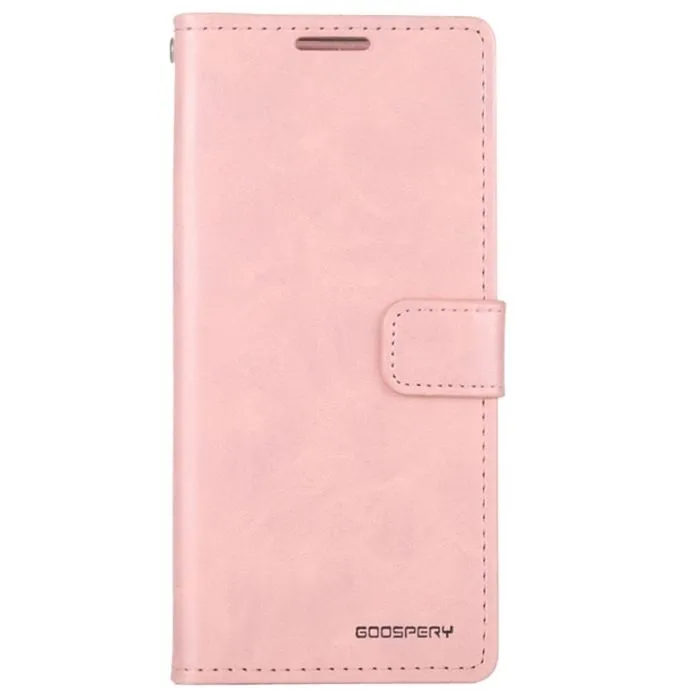 Mercury Blue Moon Diary Case for Samsung Galaxy A12 - Rose Gold