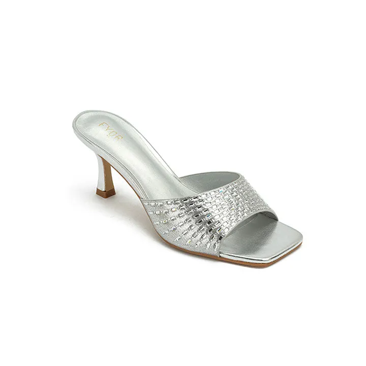 Metallic High Heel Sandal HL 173