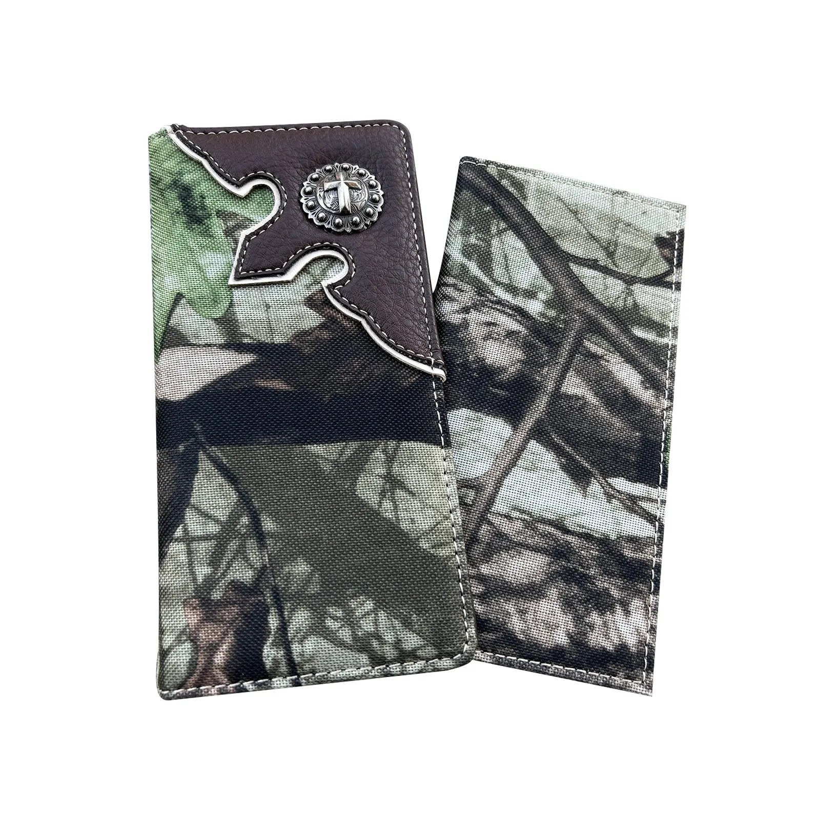 Montana West Camo Print Checkbook Cover Wallet