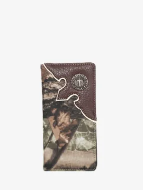 Montana West Camo Print Checkbook Cover Wallet