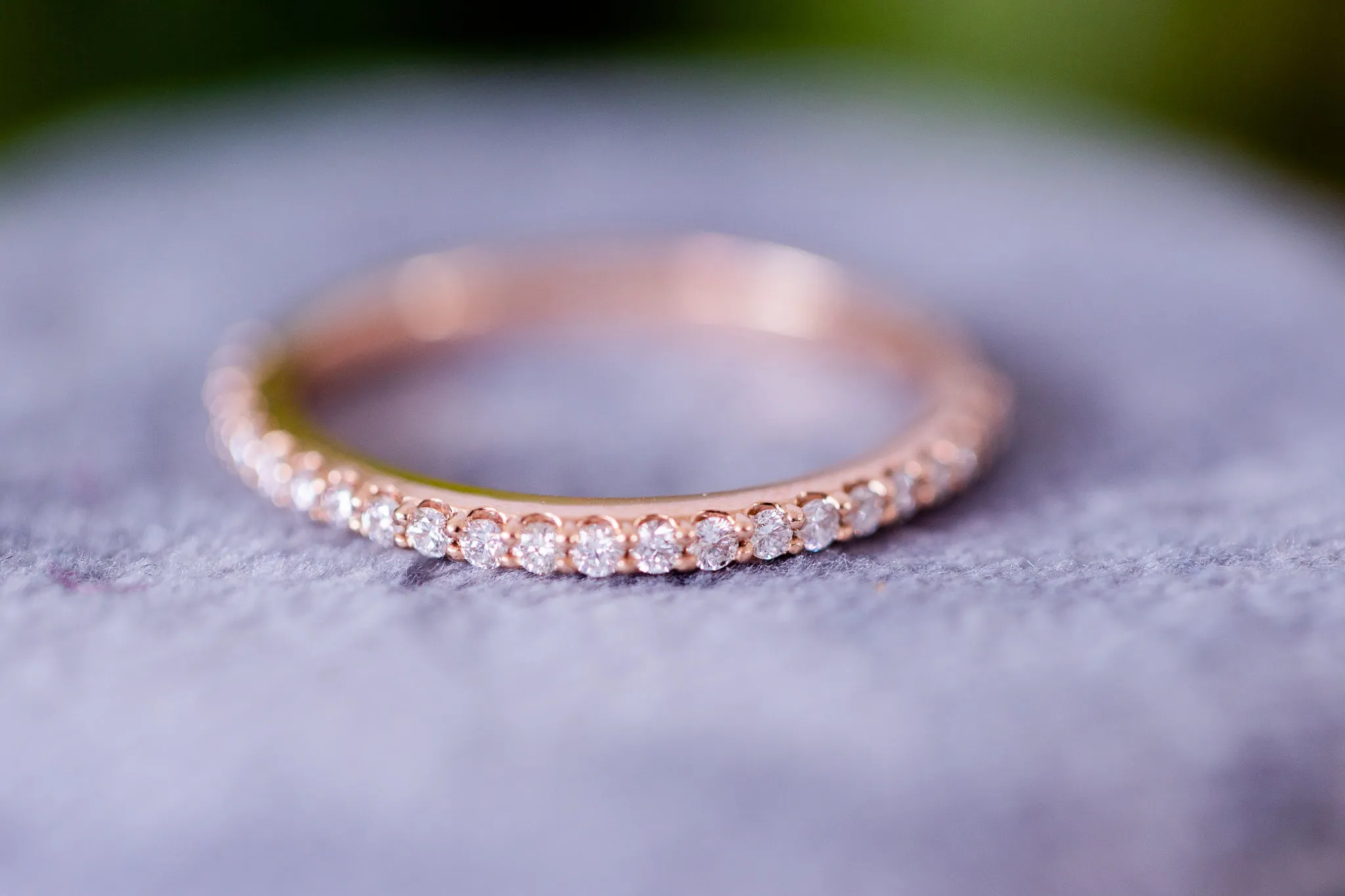 Morganite Stackable Gift Set: 3 Rings