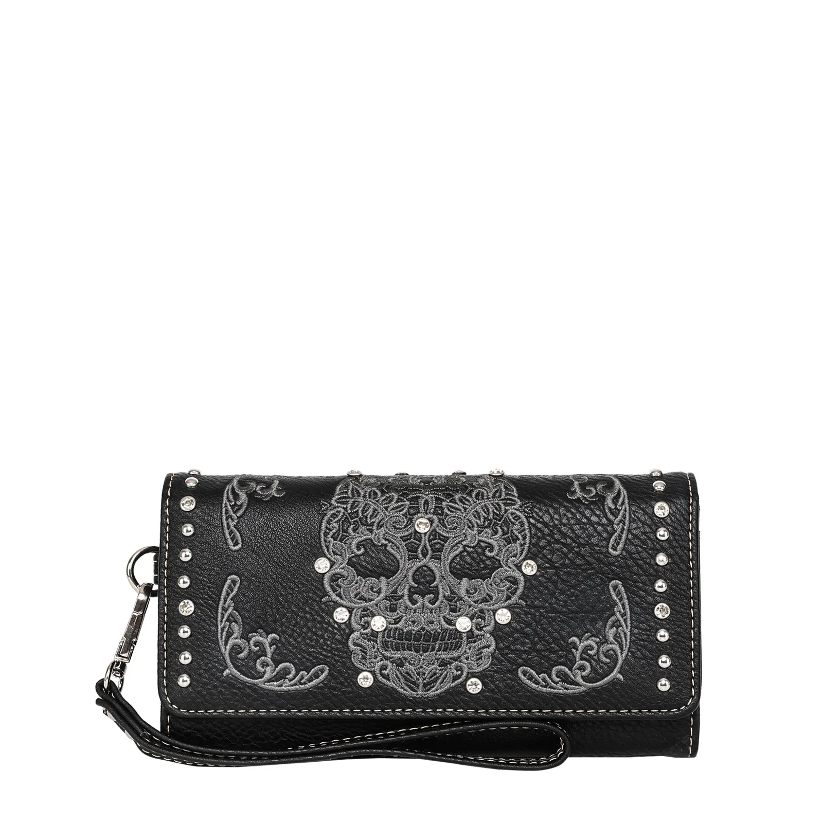 MW494-W002 Montana West Sugar Skull Collection Wallet