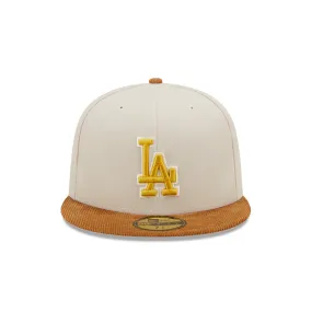 New Era Los Angeles Dodgers Corduroy Visor 59FIFTY Fitted