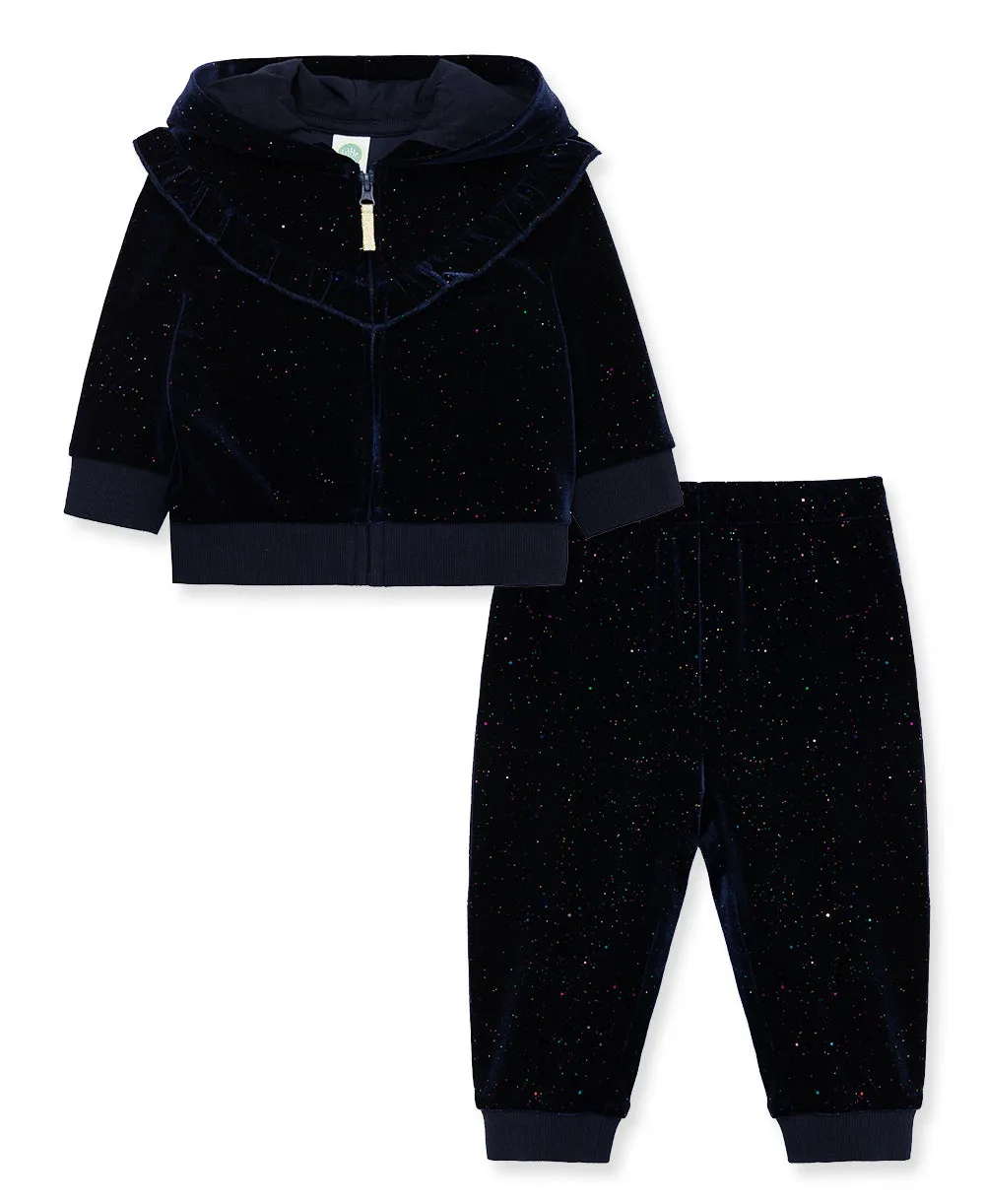 Night Sparkle 2Pc Hoodie Set