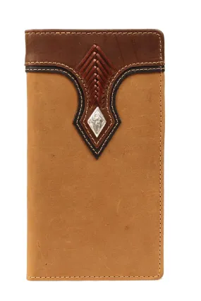 Nocona Smooth Leather with Diamond Rodeo Wallet