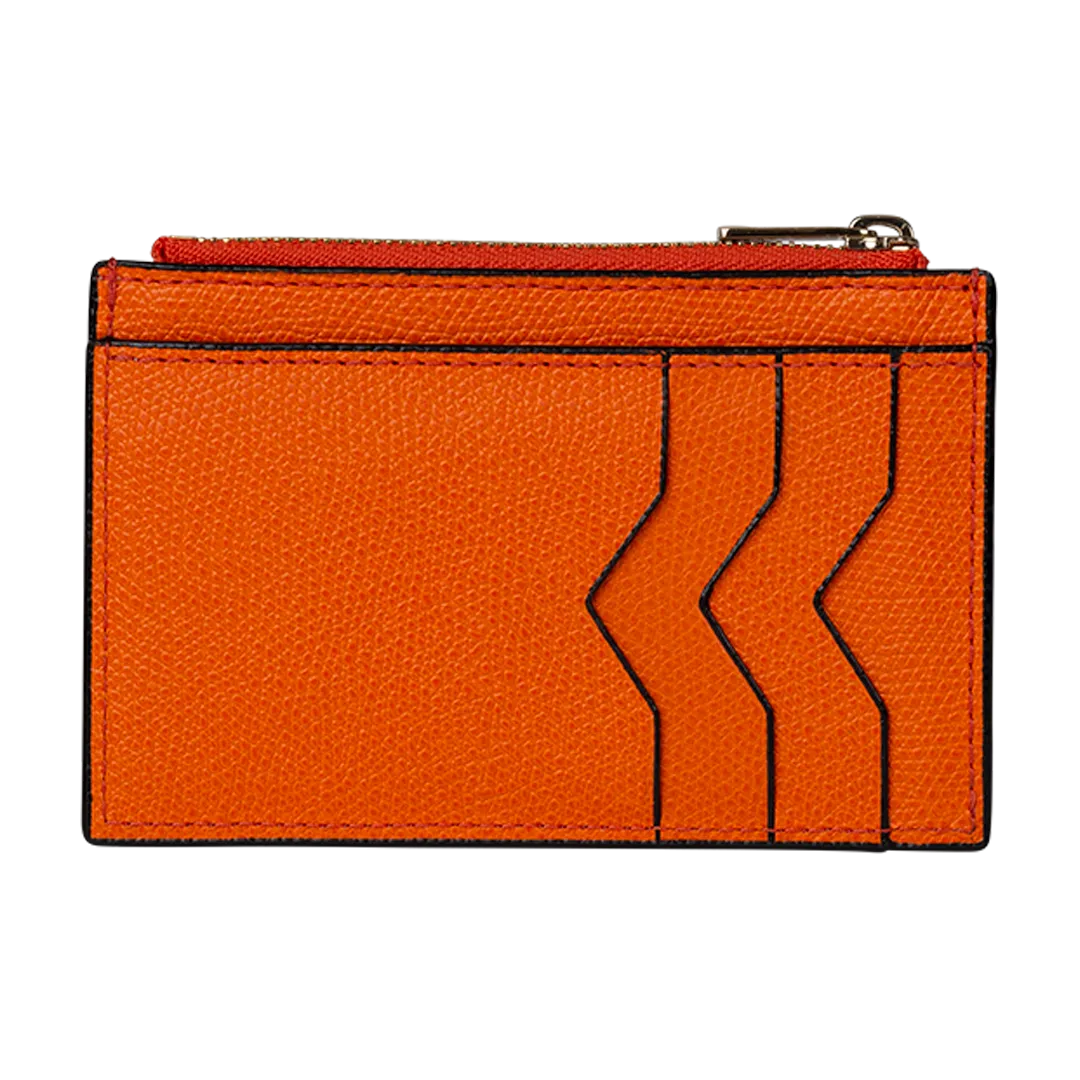 Orange Card Case Holder