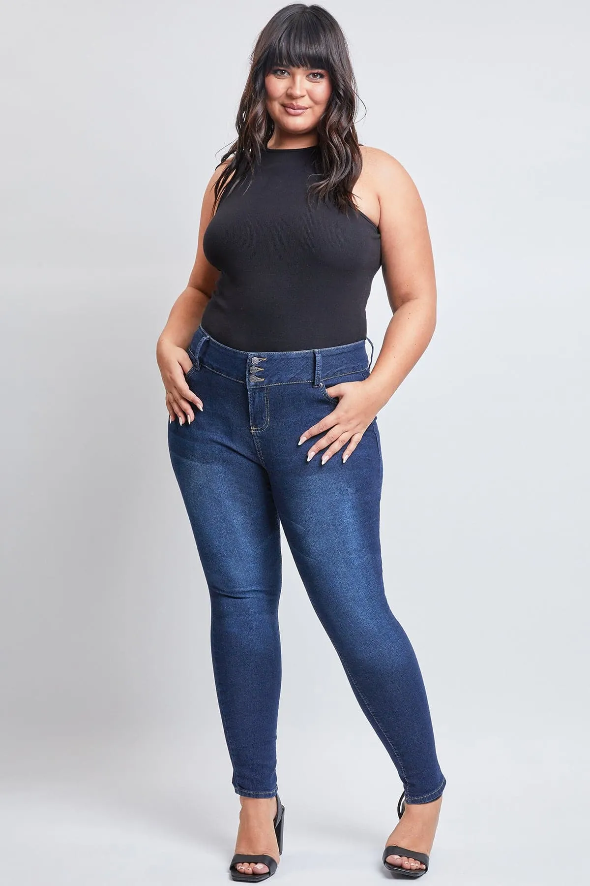 Plus Size Women's Essential Sustainable Skinny Jeans