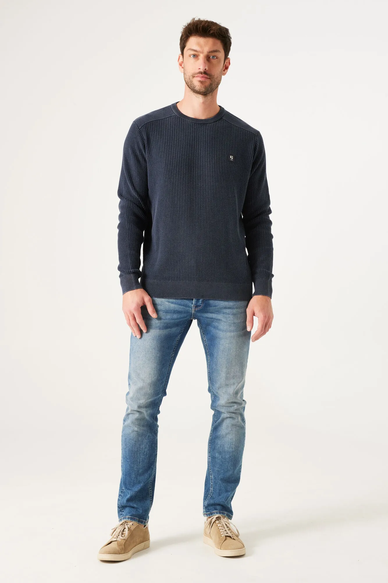 Pullover Garcia Jeans Cuello Redondo Dark Moon