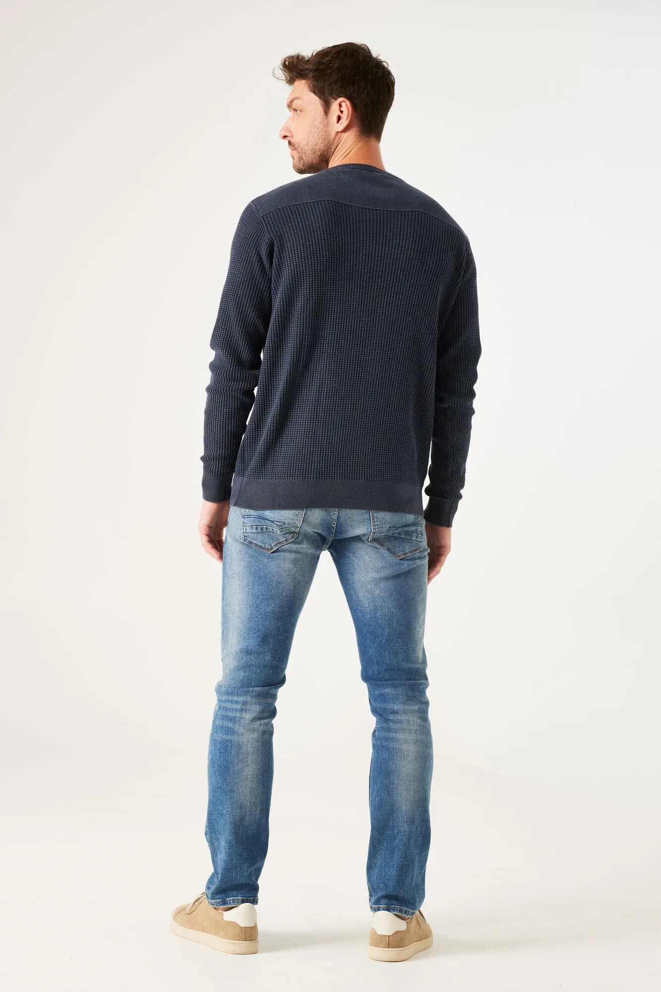 Pullover Garcia Jeans Cuello Redondo Dark Moon