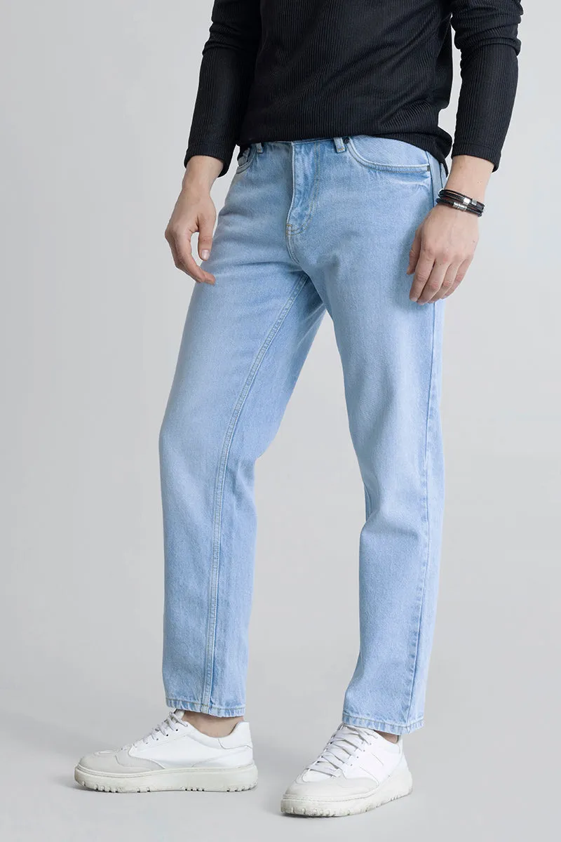 Refined Ice Blue Relaxed Fit Jeans