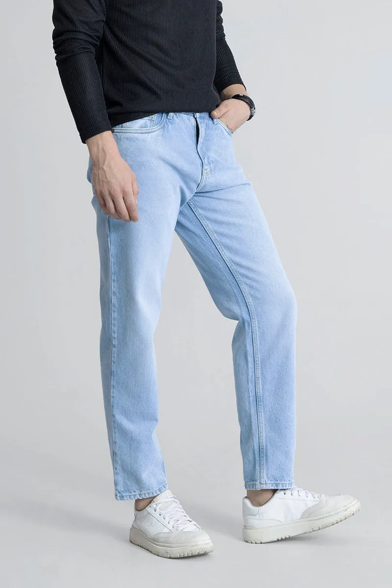 Refined Ice Blue Relaxed Fit Jeans