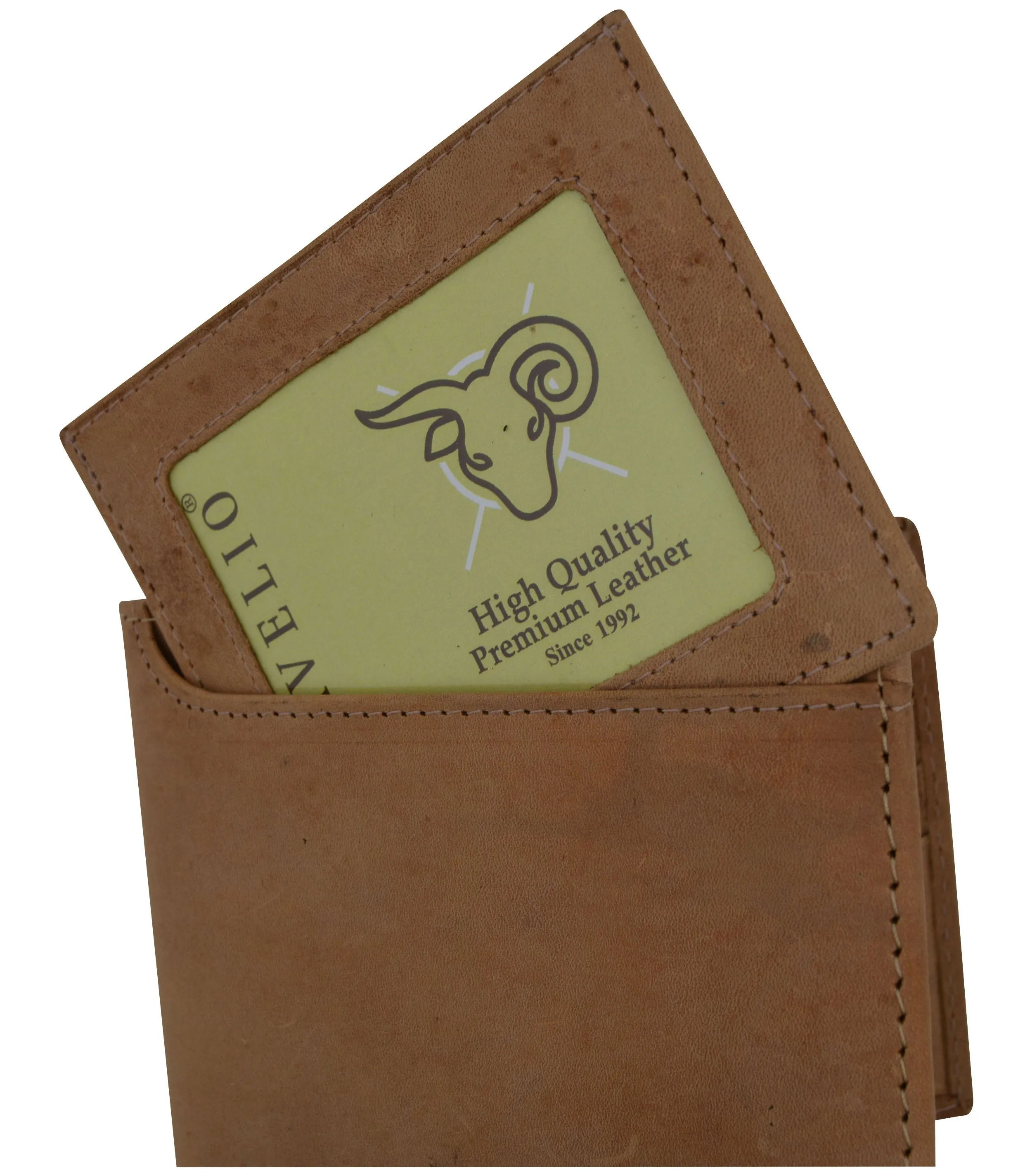 Removable ID Card Premium Leather Wallet