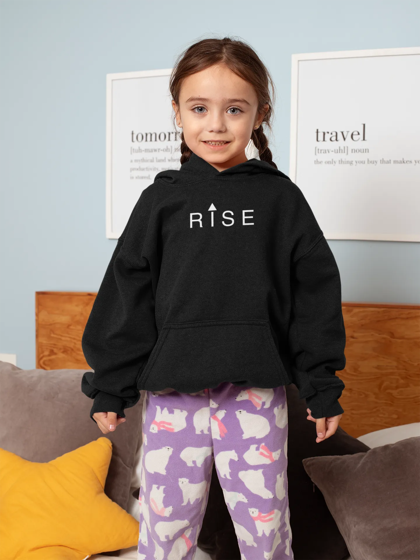 RiSE Basic Hoodie for Girls