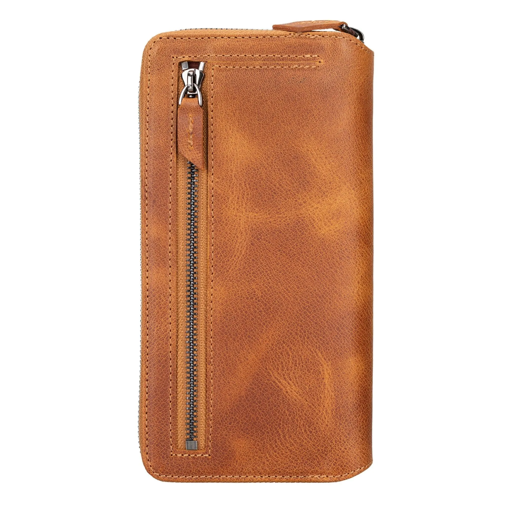 Samsung Galaxy S23 Series Zippered Leather Wallet Cases - PMW