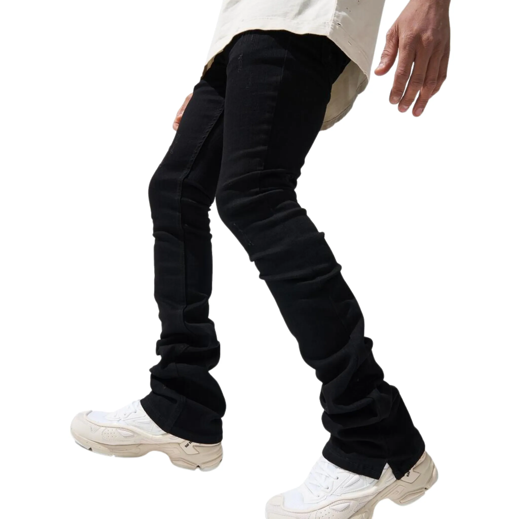 Serenede Noir 7 Stacked Jeans