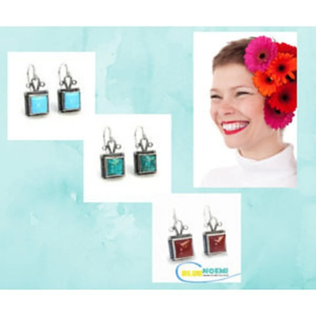 Silver earrings for woman / rings etsy / Cornelian  Turquoise Eilat Onyx