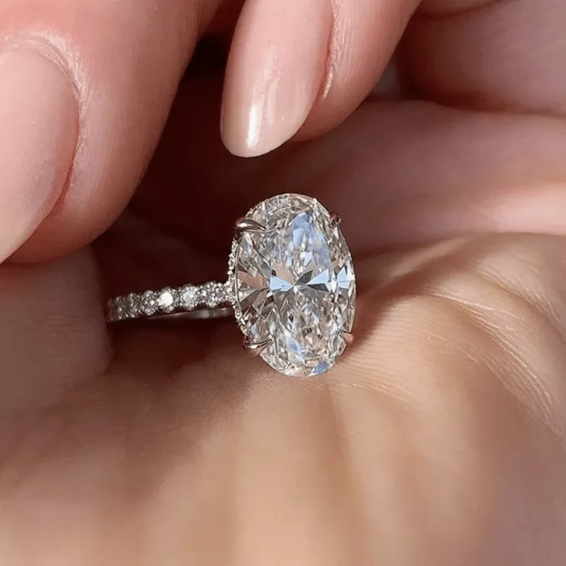 Simulated Carefully Crafted Diamond Rings