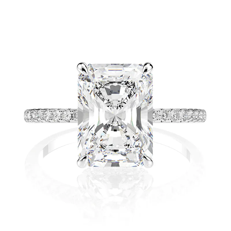 Simulated Carefully Crafted Diamond Rings