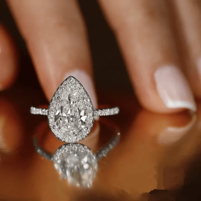 Simulated Carefully Crafted Diamond Rings