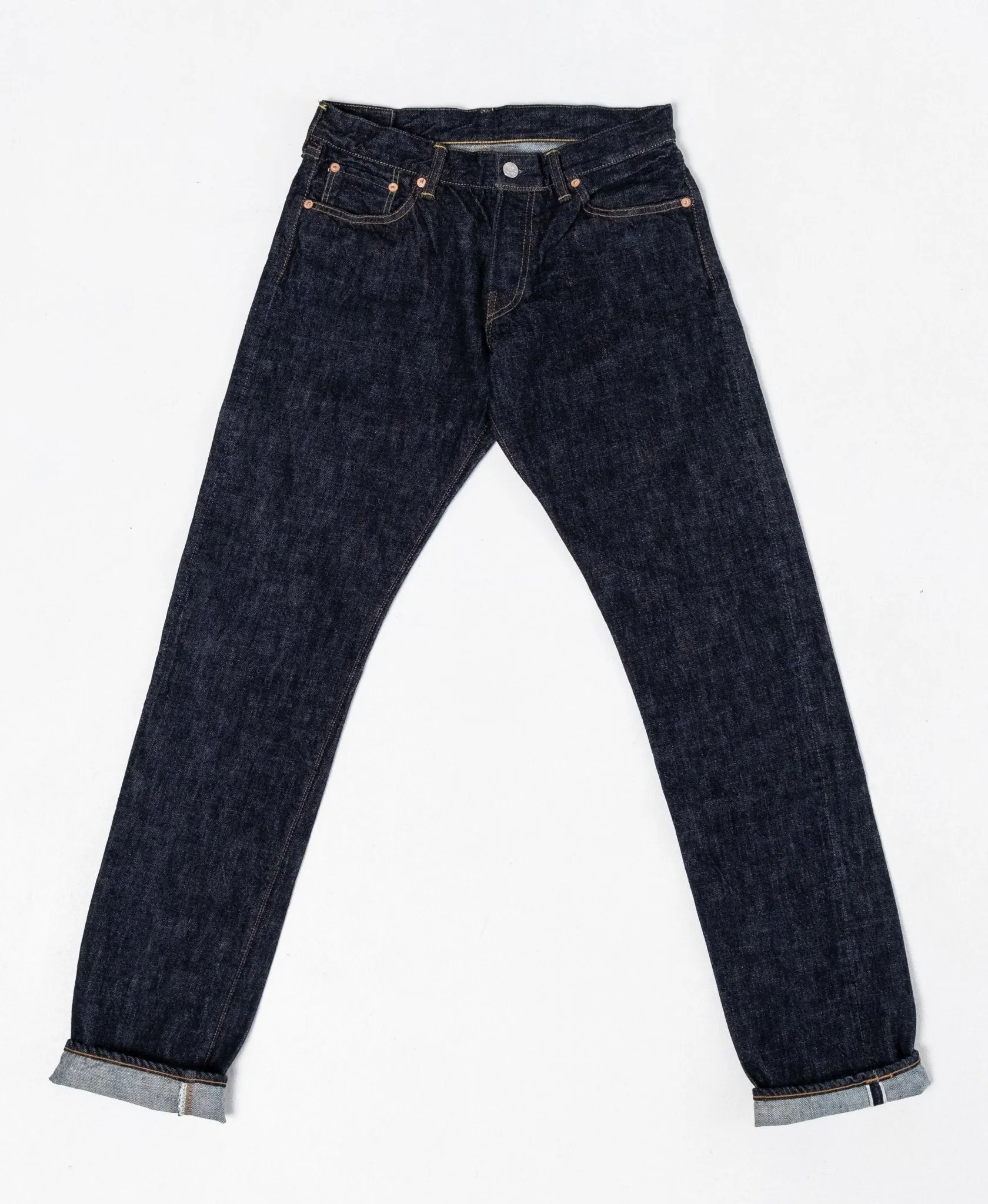 Slim 50's Jeans Indigo Rinsed