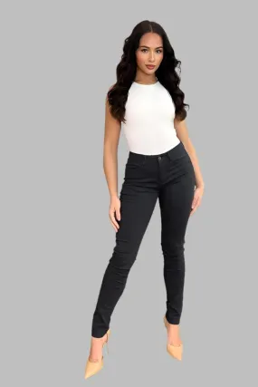 Super Stretchy Skinny Cotton Blend Jeans