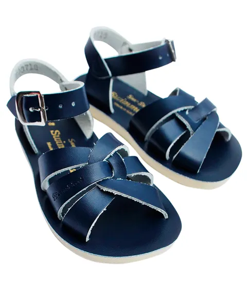 Swimmer Sandal in Navy By Sun-San