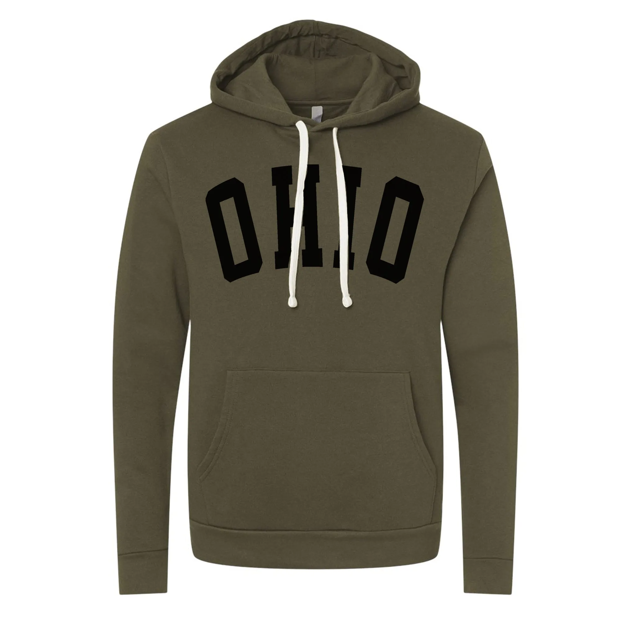 Tailgate Ohio black - Fleece Hoodie