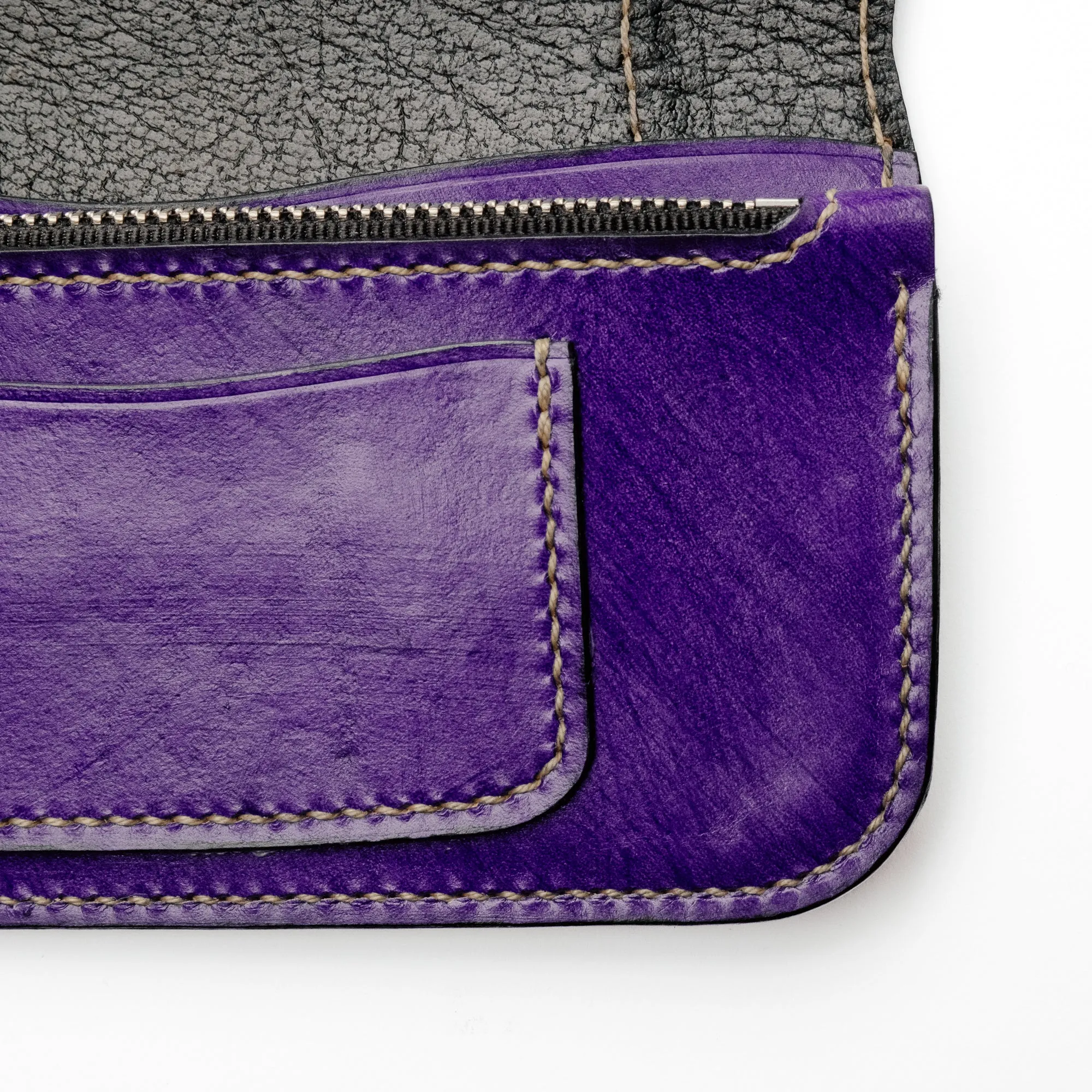 The Black Acre Roper Wallet Purple