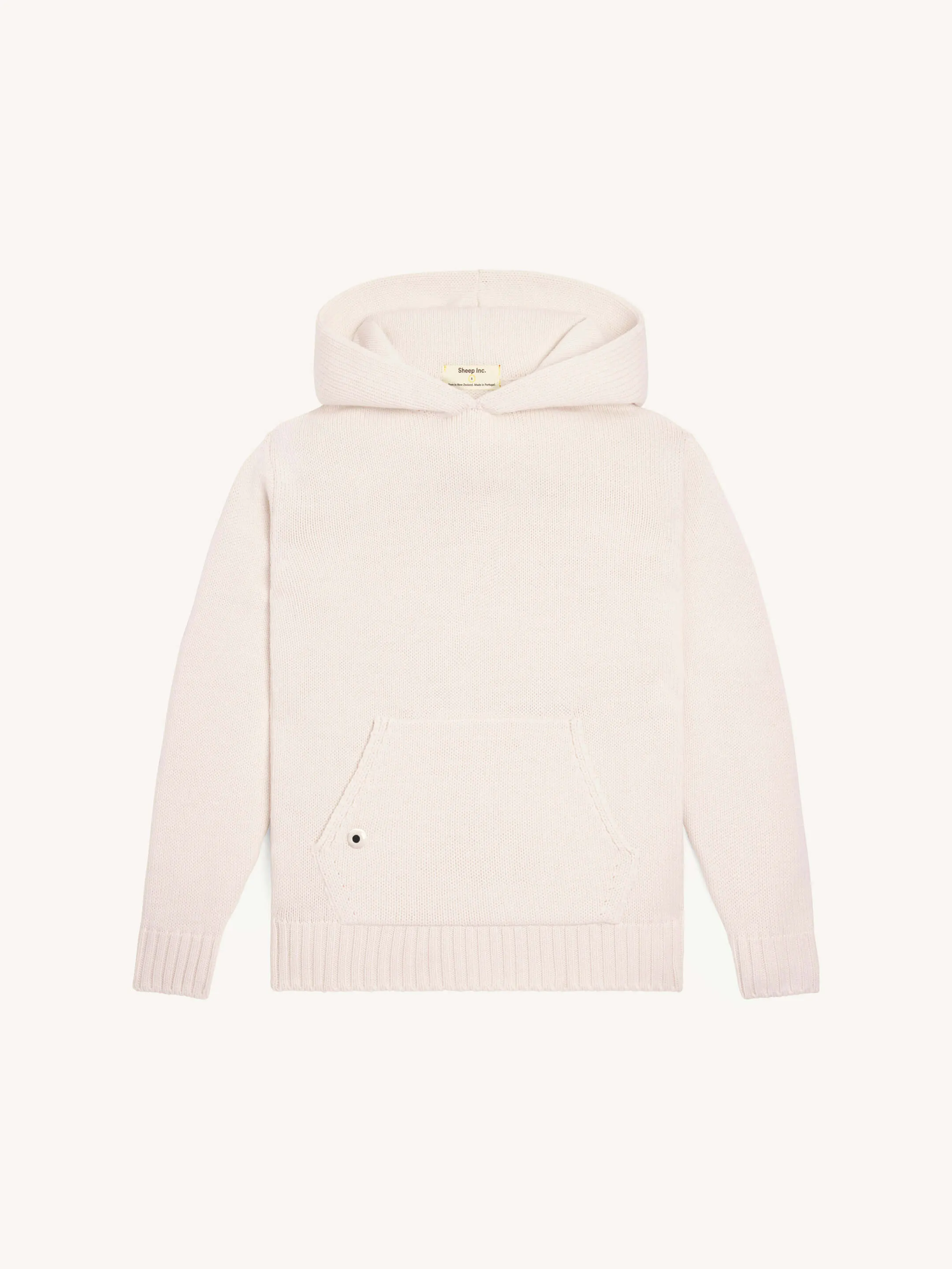 The Chunky Hoodie - Raw White