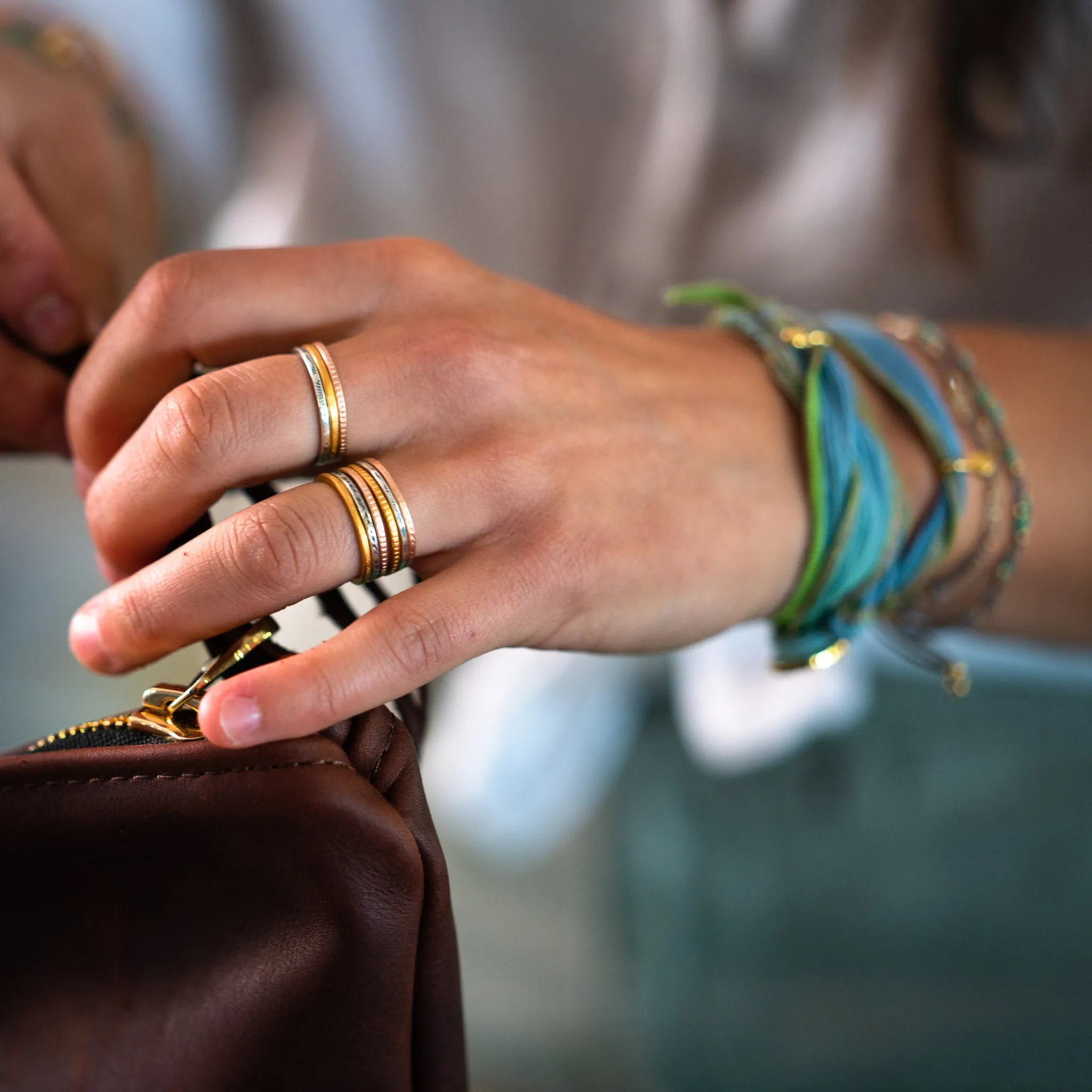 Toltec 3 - Set of 3 rings