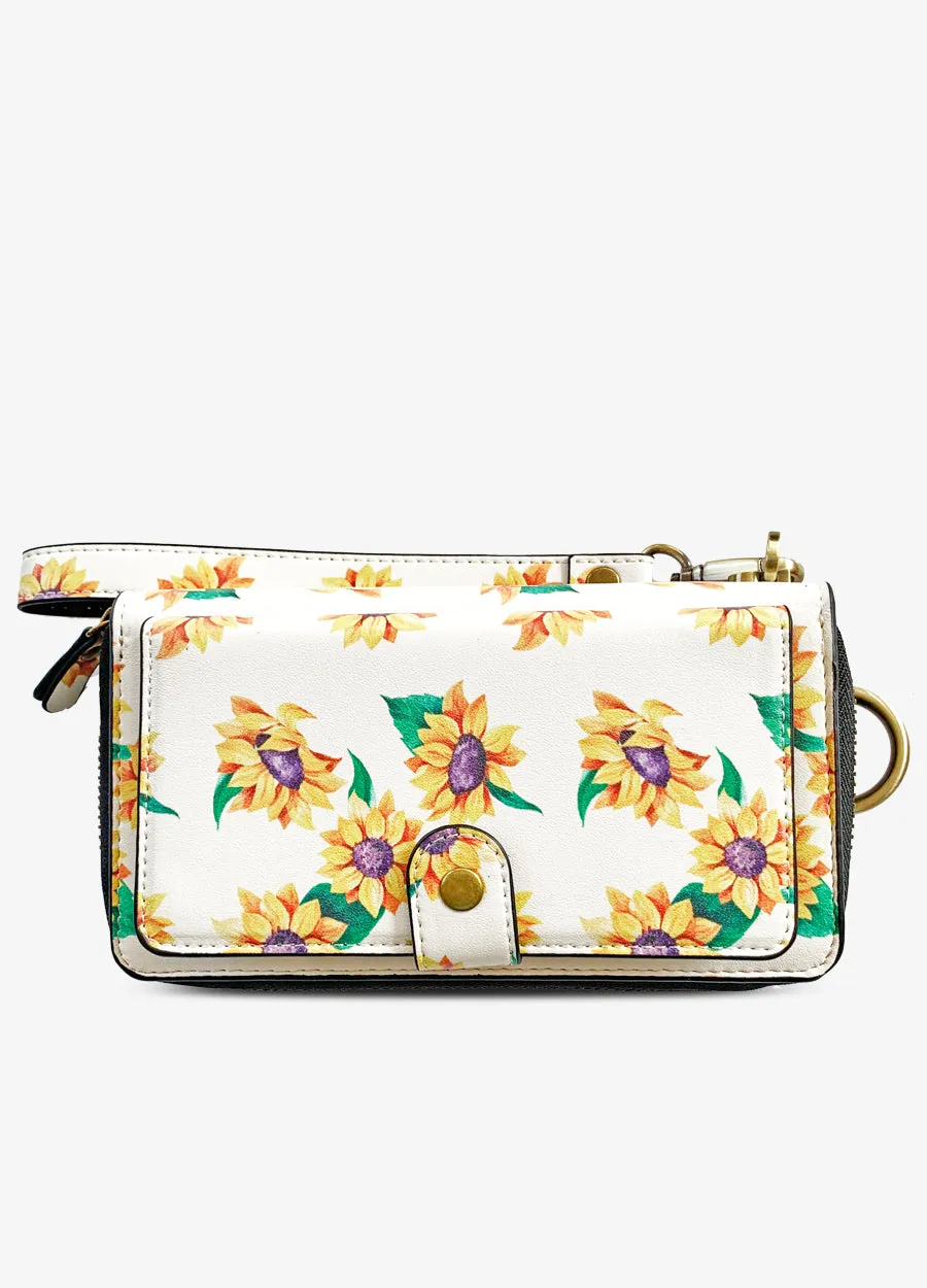 Ultimate Wristlet Phone Case in Sunflower